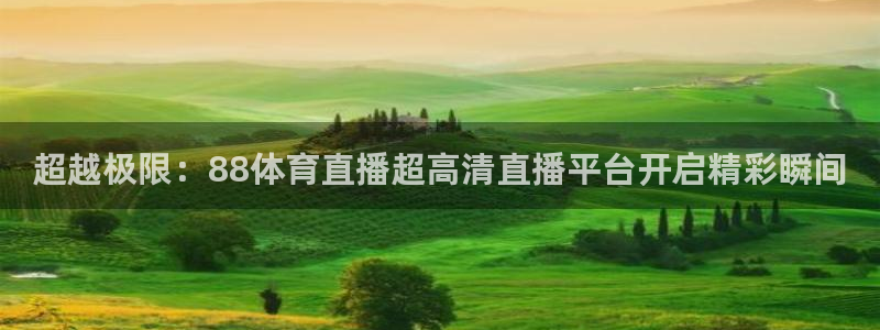 超越极限：88体育直播超高清直播平台开启精彩瞬间