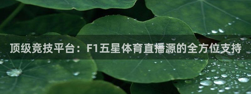 顶级竞技平台：F1五星体育直播源的全方位支持