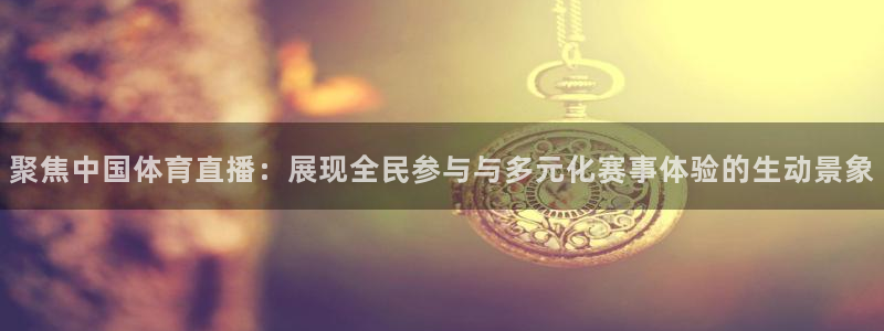 聚焦中国体育直播：展现全民参与与多元化赛事体验的生动景象