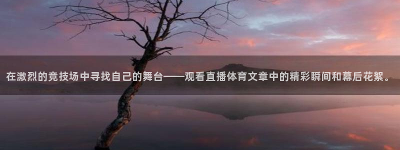 在激烈的竞技场中寻找自己的舞台——观看直播体育文章中的精彩瞬间和幕后花絮。